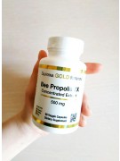 Пчелиный прополис 2X, California Gold Nutrition, концентрированный экстракт, 500 мг, 90 растительных капсул