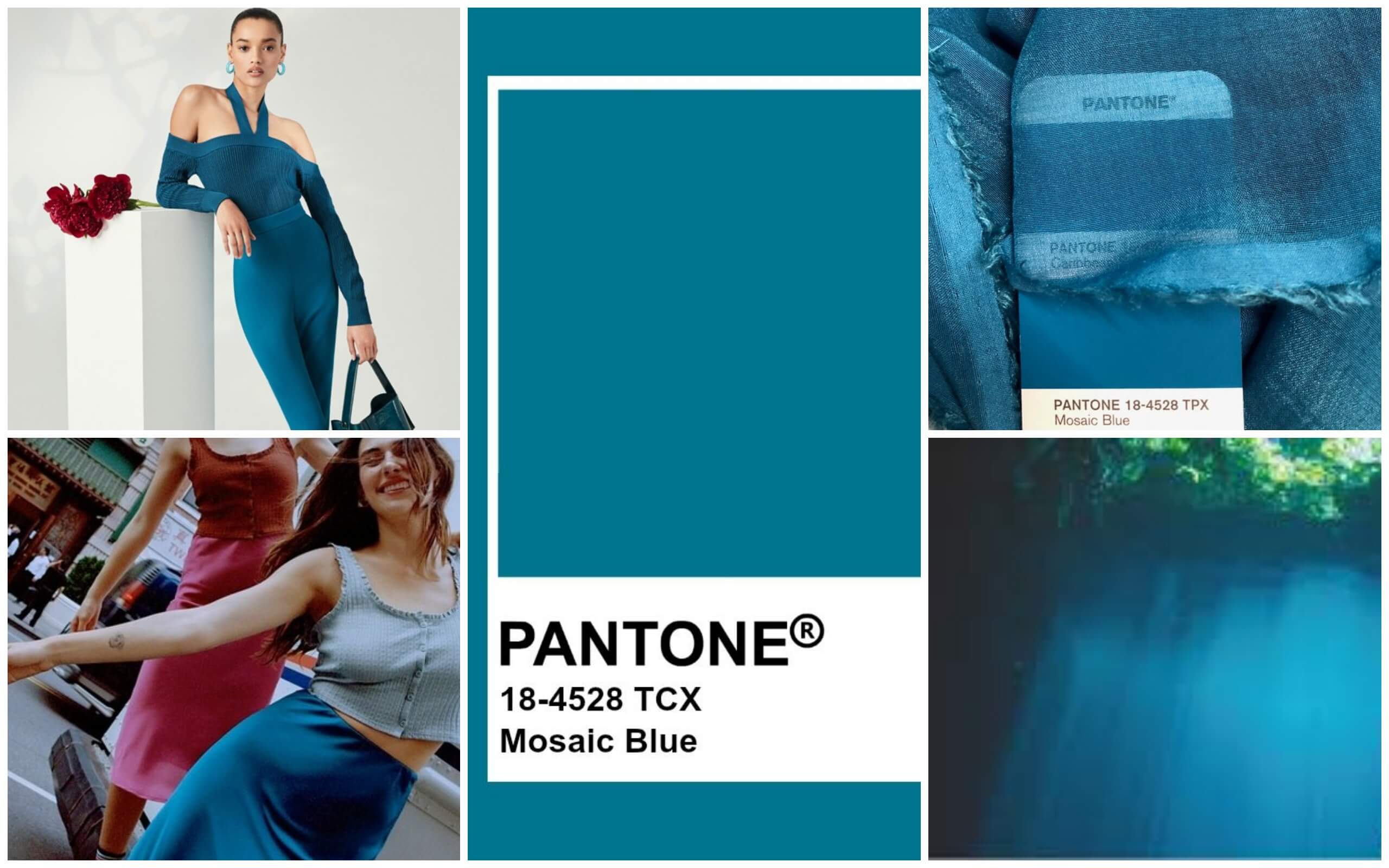 Цвет Голубая мозаика - трендовый оттенок весна-лето 2020 по версии Пантон