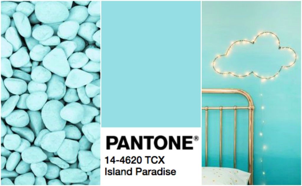 Цвета 2017 года по версии Пантон - Island Paradise - Райский остров - totally