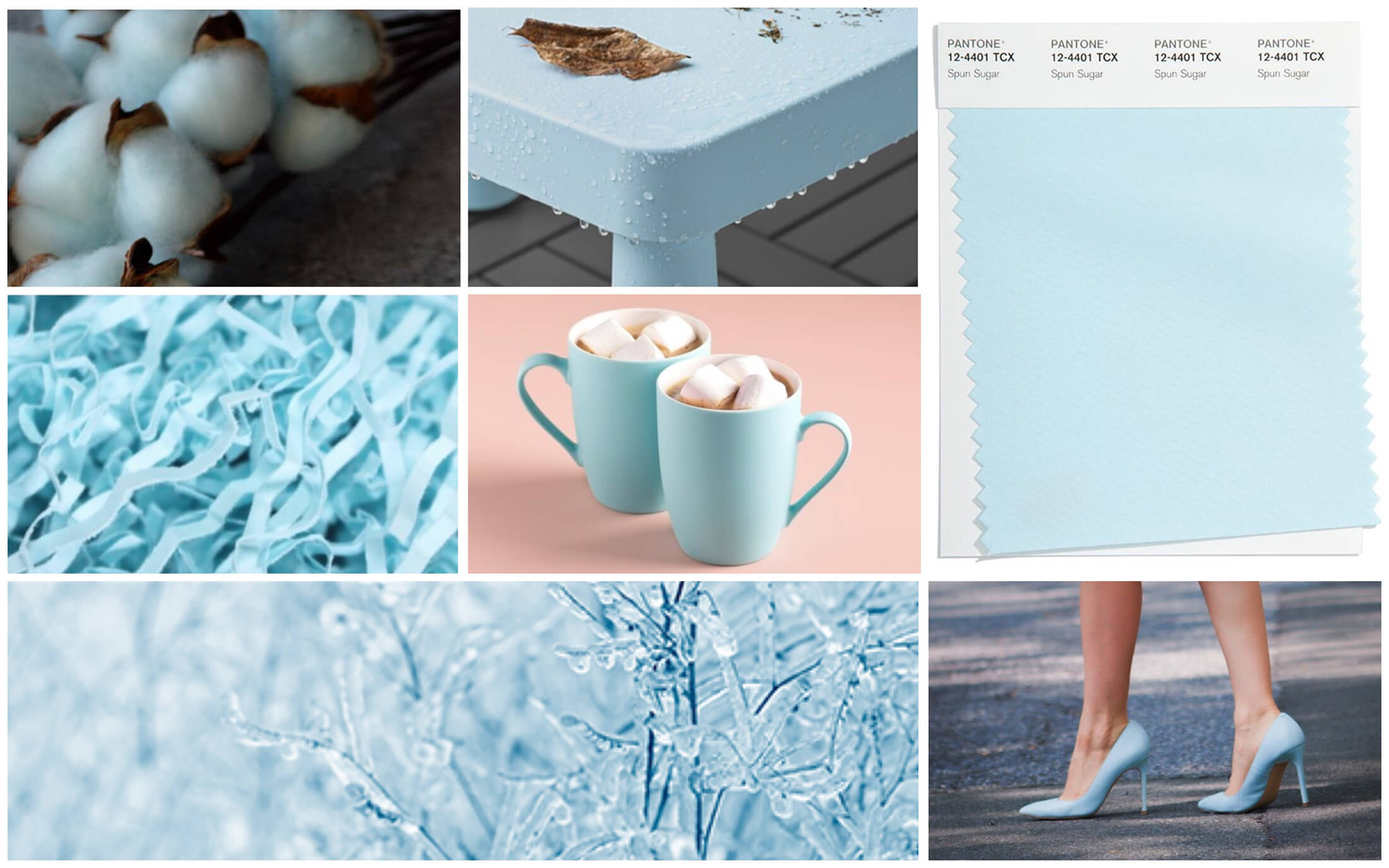 Нежно-голубой оттенок Spun Sugar. Модные цвета и оттенки 2022 Пантон - палитра весна лета 2022 по версии института цвета